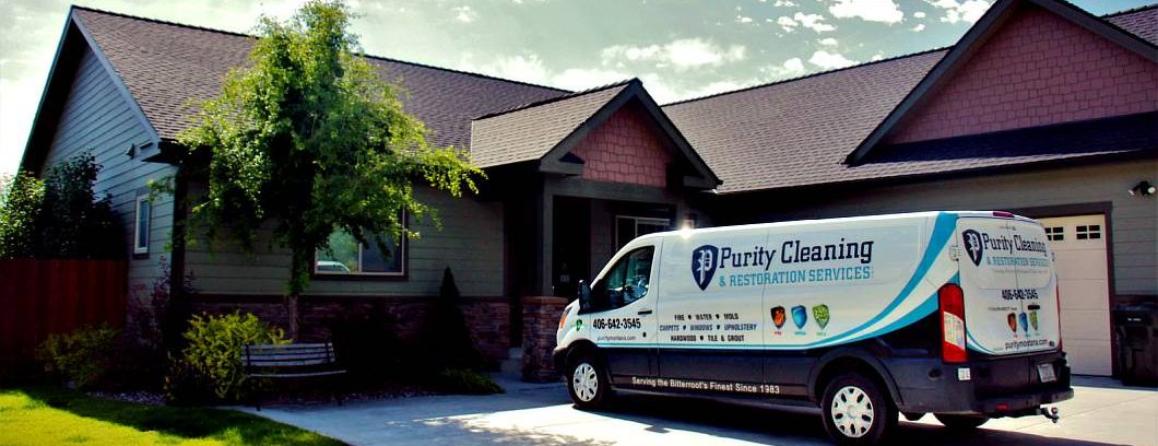 Purity carpet cleaning van