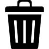 Trash removal service icon